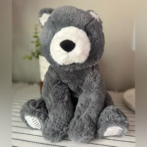 Lambs & Ivy Gray Plush Teddy Bear
